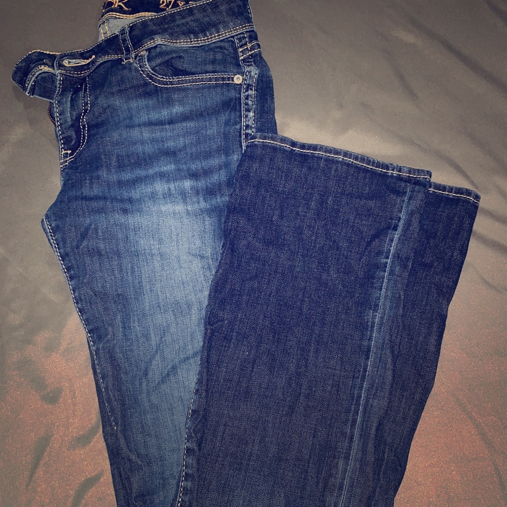 Buckle Black Bootcut Jeans